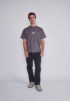 Jeans Hombre Cargo Contraste Negro Sioux